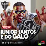 ATLÉTICO-MG BATE O MARTELO COM JUNIOR SANTOS. VEJA OS VALORES DA NEGOCIAÇÃO